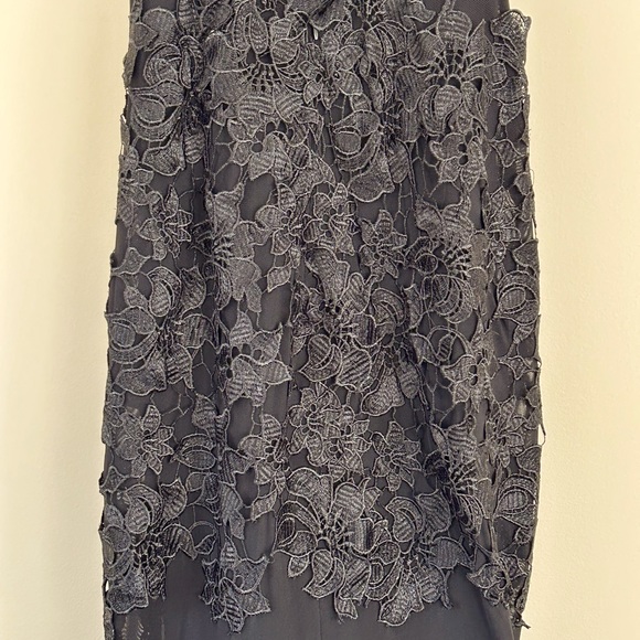 Sheer Embroidered Lace Gown Black Issue New York size Small $250.00 - Picture 13 of 14